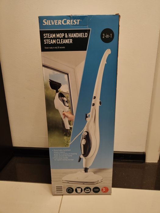 Уред за почистване с пара 2в1