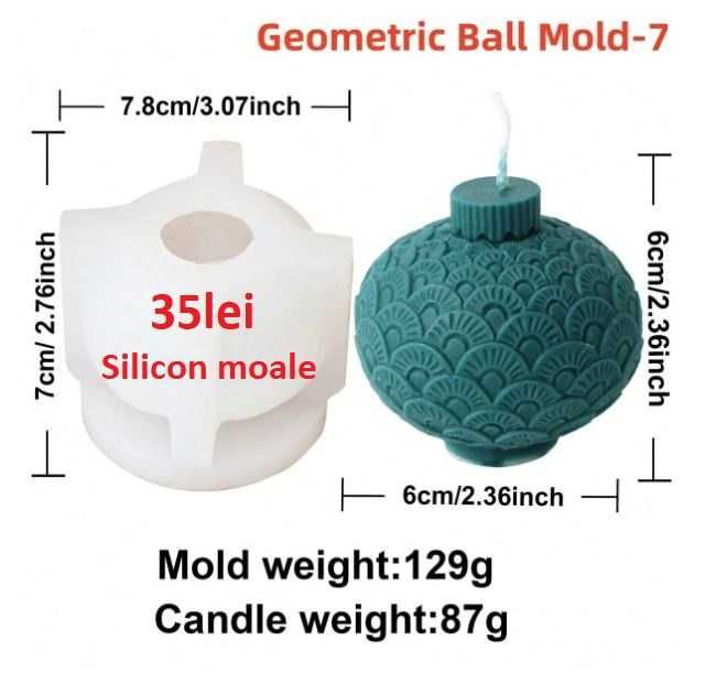 Matrite din Silicon pentru Craciun part 3– lumanari, sapun, ipsos