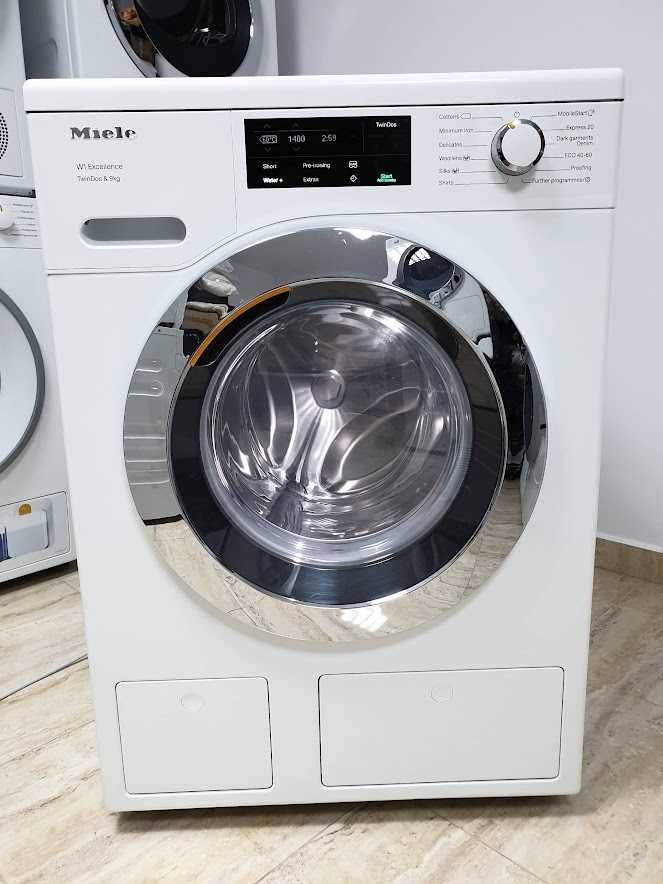 Miele - 9кг - Wi-Fi - TwinDos - Подсветка - Пералня Миеле 12м Гаранция