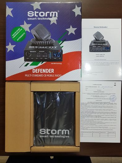 Statie radio CB - Storm DEFENDER 3 (EXPORT) 4-10-25W * noua/garantie