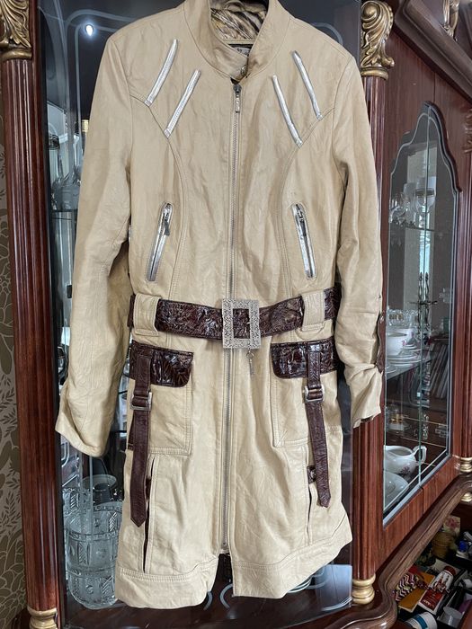 Кожаный плащ Турция