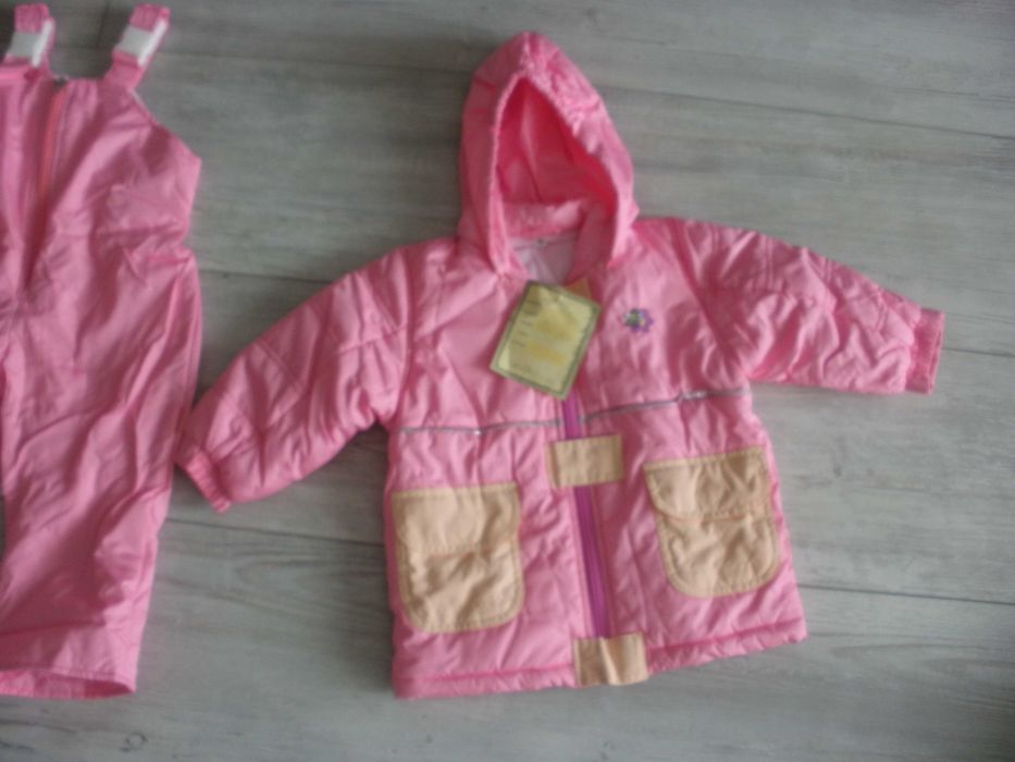 Детски комплект-зимен розов-нов