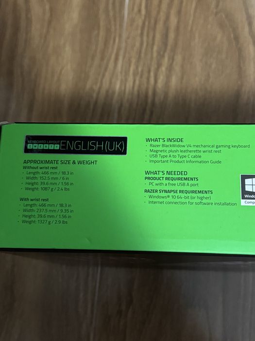 Tastatura mecanica razer blackwidow v4 SIGILATA