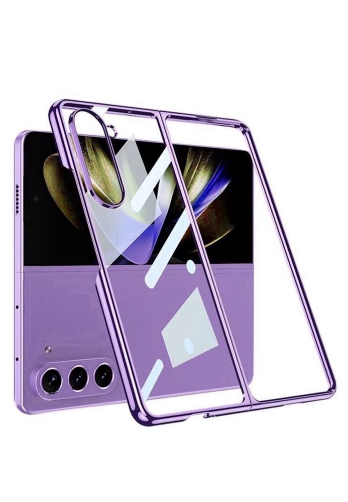 Husa Plastic Fata Spate Insertie Lucioasa Samsung Z FOLD 3 4 5 6