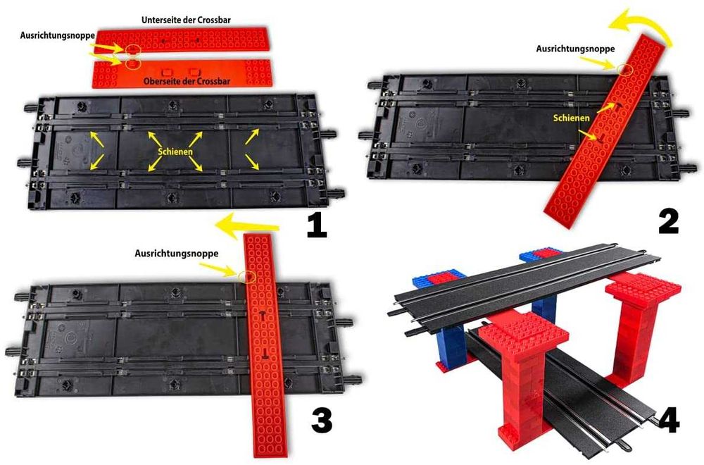Състезателна Писта Carrera Go Аутобан с Лупинг 2 Коли Лего Тухли 4.9м.