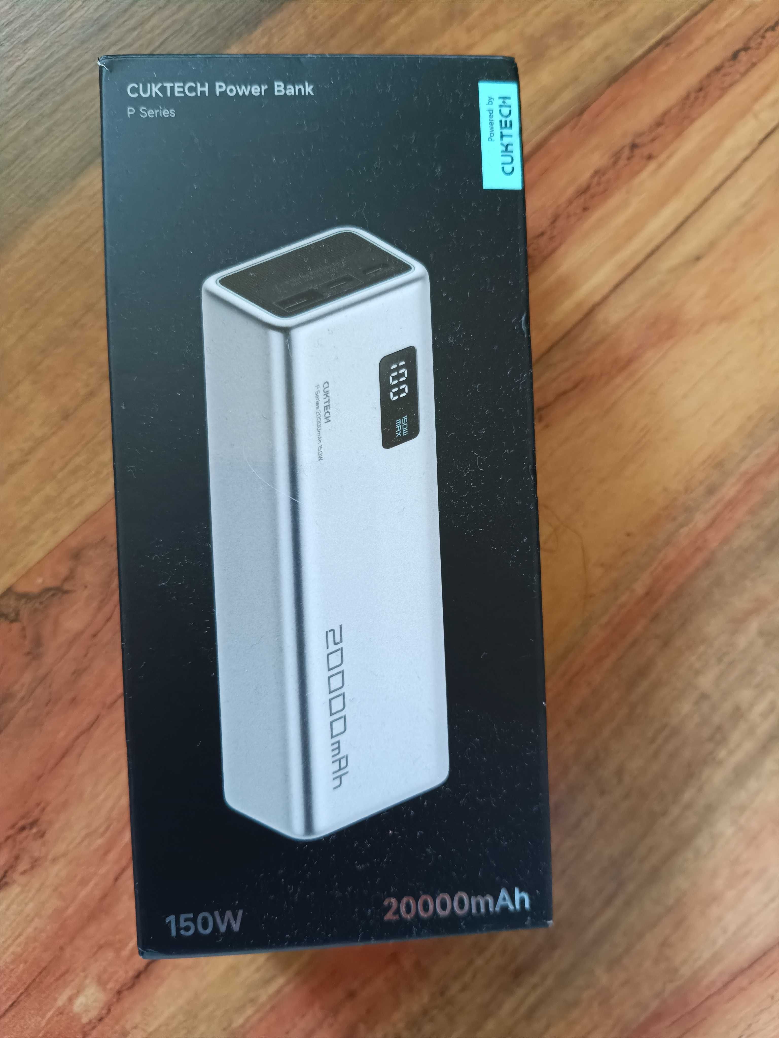 Преносима нова CUKTECH Power Bank, 20000mAh, 150w зарядно устройство
