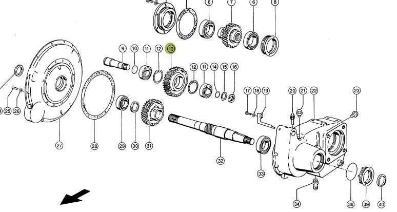 Pinion cutie transfer CLAAS LEXION Z60 637505
