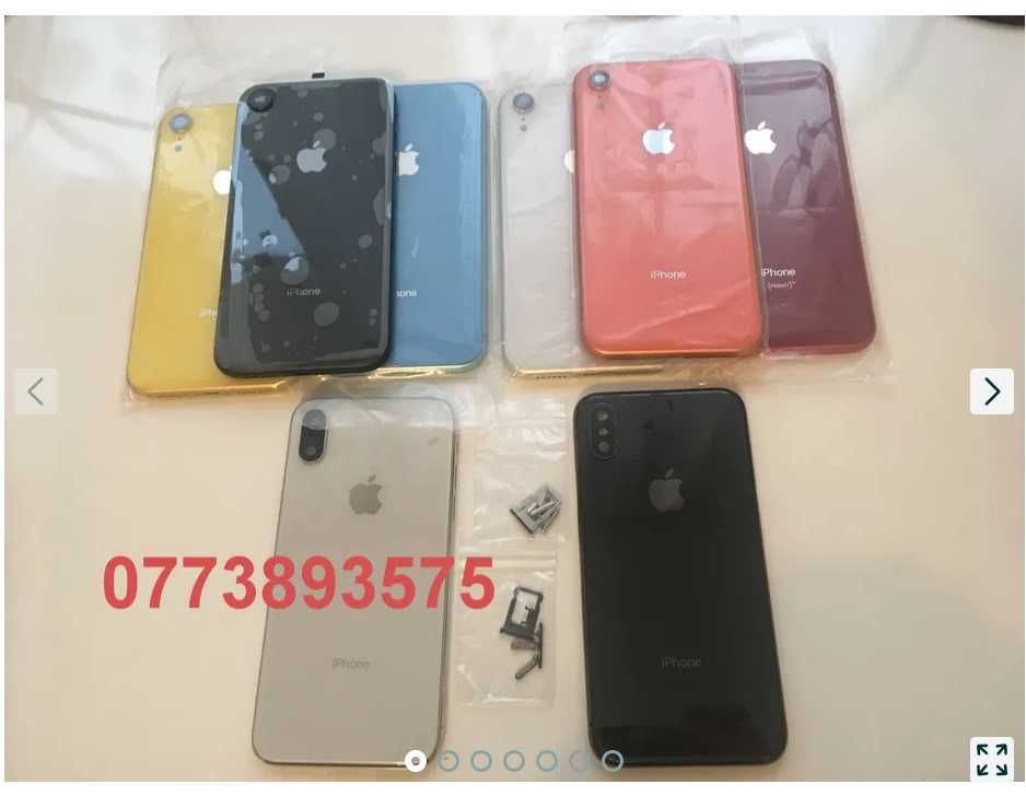 Carcasa sasiu iPhone X 10 XR XS 11 MAX PRO capac sticla rama spate