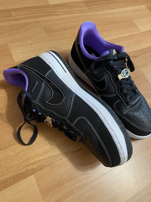 Vând Nike Air Force 1 Low World Champ Lakers Black Purple Shoes