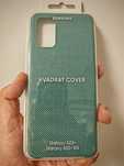 Husa originala kvadrat cover Samsung S20 PLUS verde noua