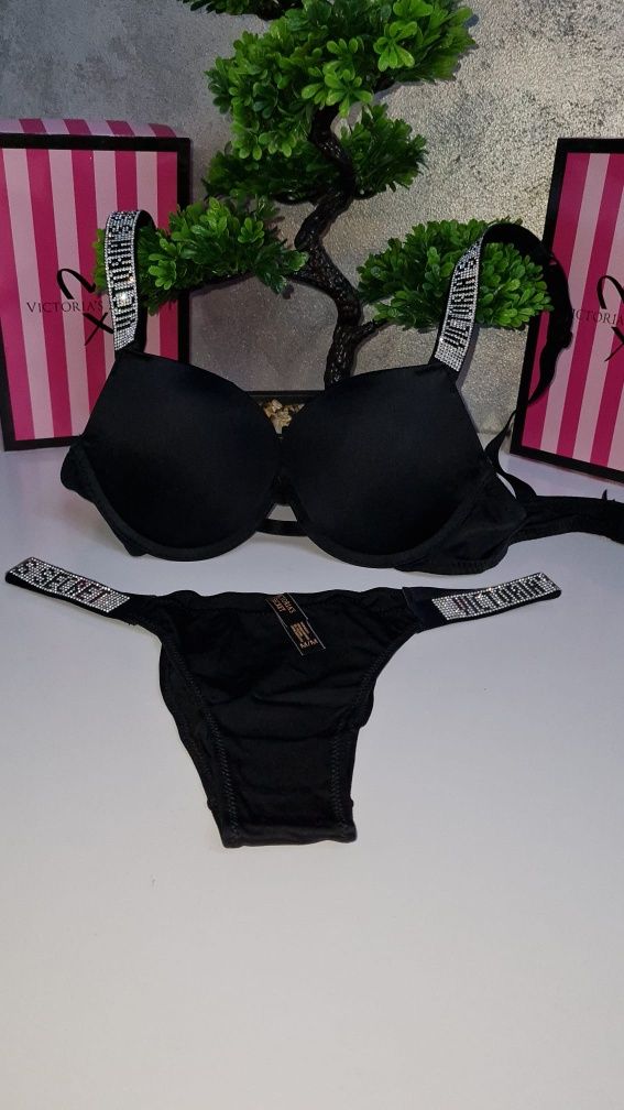 Set sutien victoria's secret si chilot model deosebit calitate premium