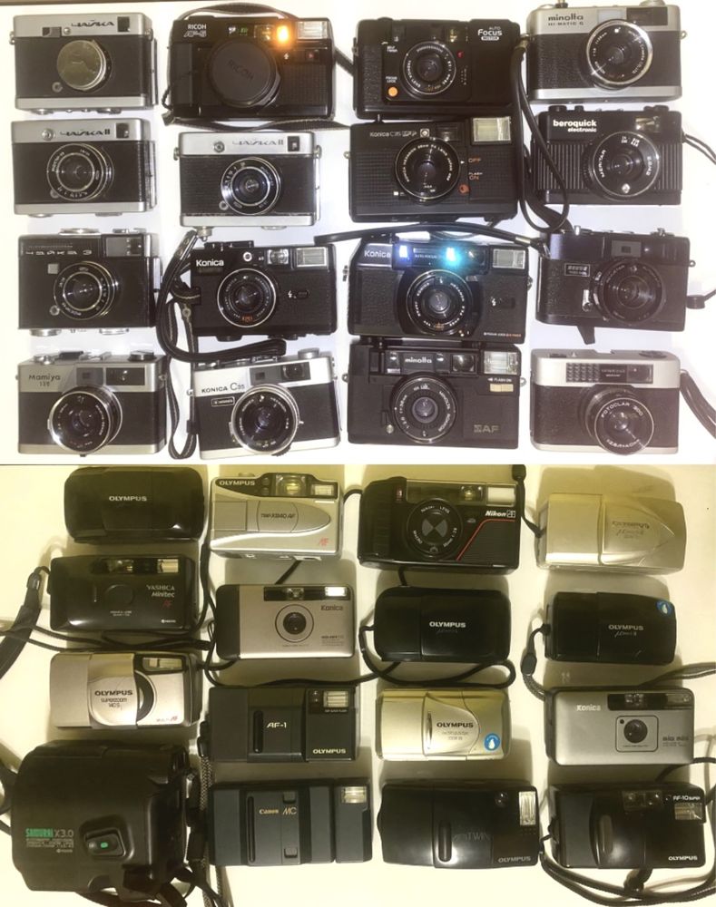 Colecție aparate foto pe film