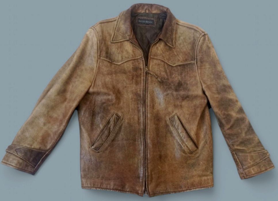 АРЗОН НАРХДА кожаная куртка американской фирмы "Banana republic"