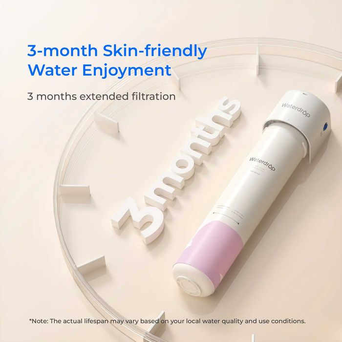 Филтър за вода с грижа за кожата WaterDrop WD-BFU1