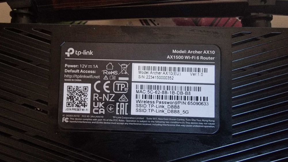 Wi-Fi роутер TP-LINK Archer AX10