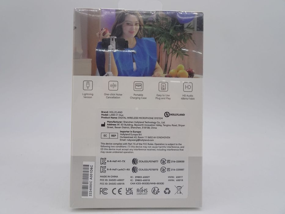 Hollyland LARK C1 DUO Sistem de microfon wireless IOS