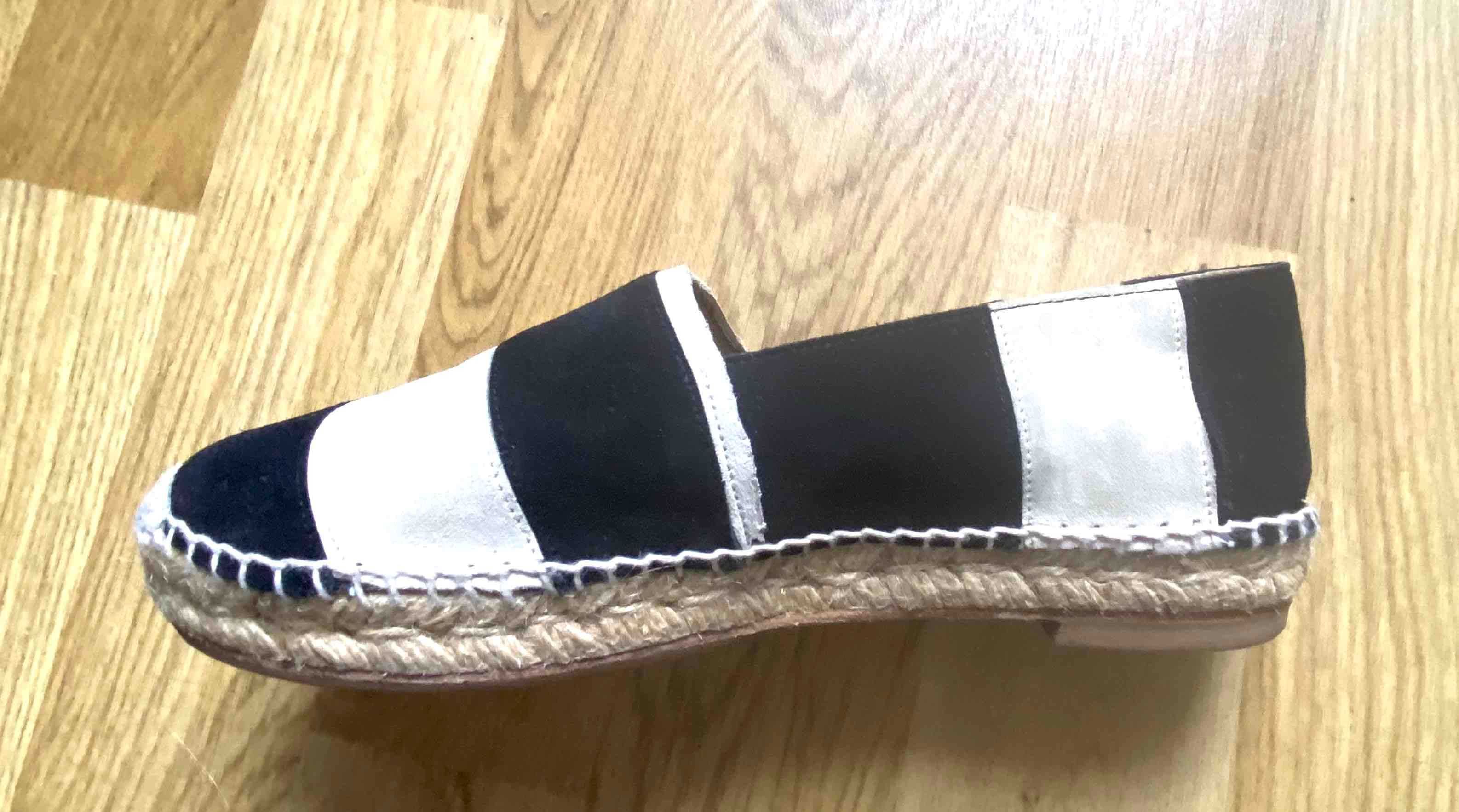 CHLOE Pantofi Balerini Dama Loafers Piele Crem Negru Original