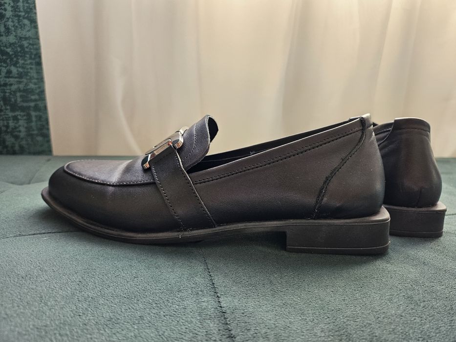 Естествена кожа дамски обувки