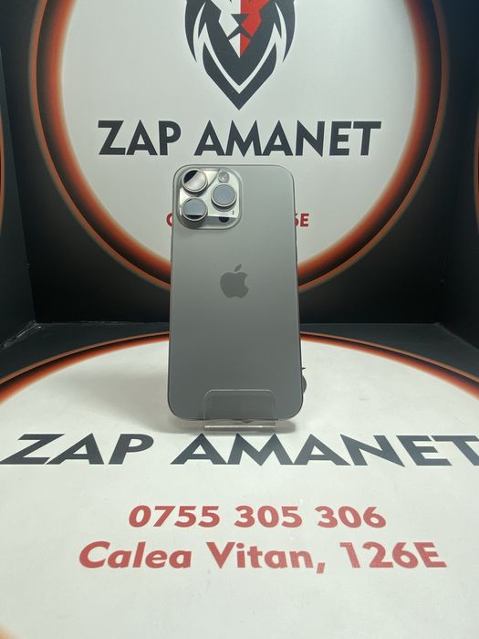 ZAP AMANET VITAN - iPhone 15 Pro Max- 256GB -Natural Titanium- Bat 99%