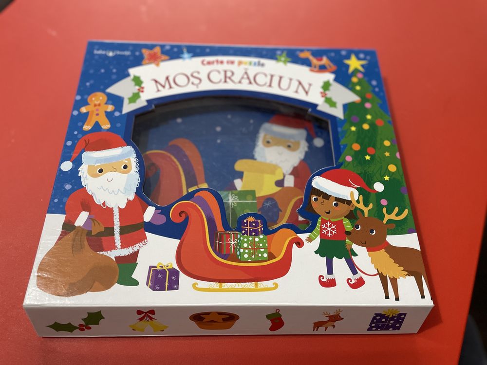 Vând Carte cu puzzle - Moș Crăciun
