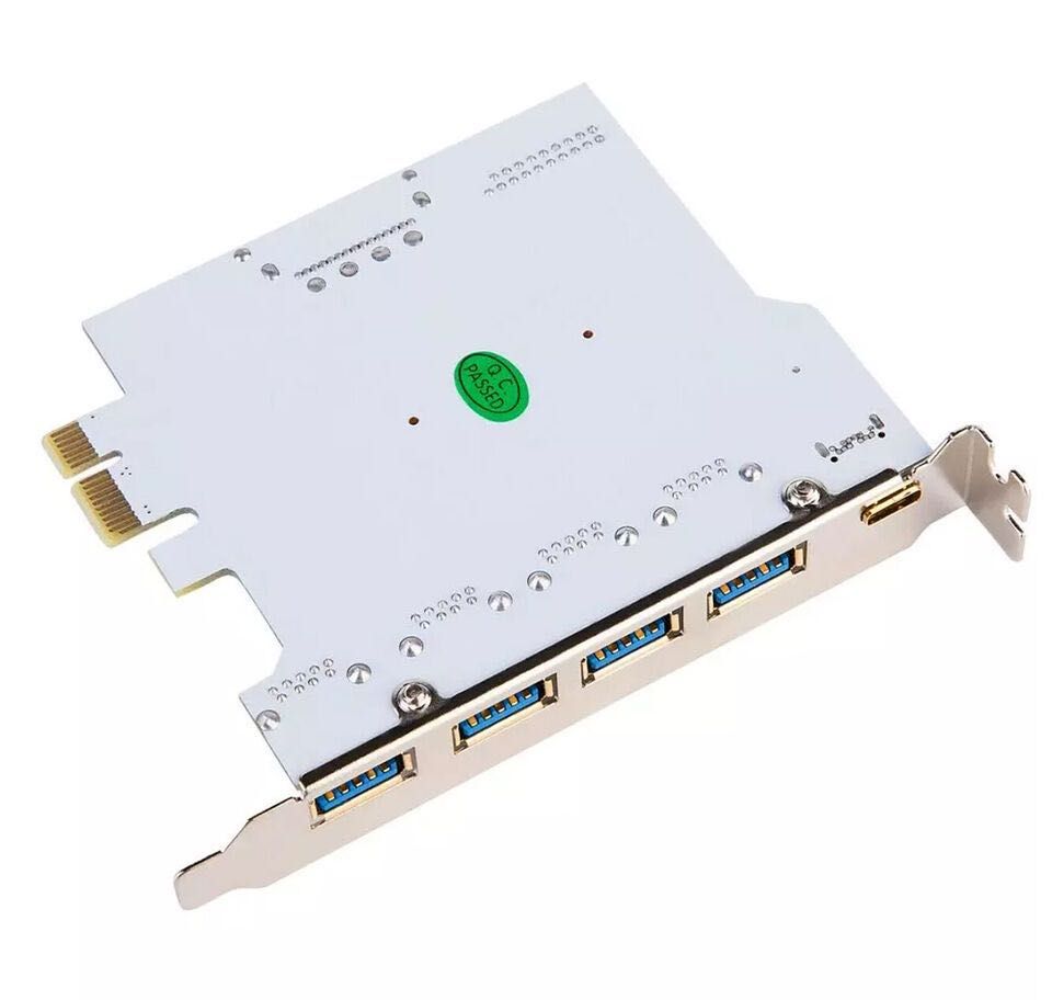PCI Express. 4 ports USB 3.0 + USB3.1 TYPE-C