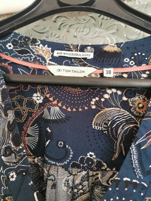 Vand bluza de dama, Tom Tailor, bleumarin, marimea 38, pret 50 lei