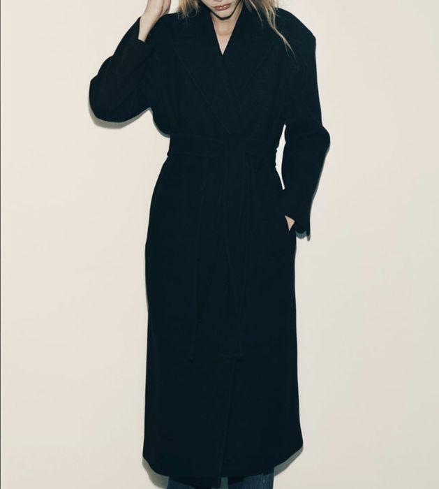 Palton lana Zara Manteco Premium