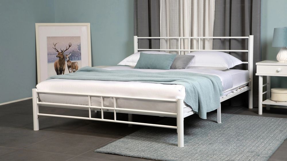 Temir krovat loft stilda