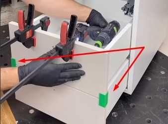 Дистанционери за монтаж и нивелиране на шкафчета – шаблони