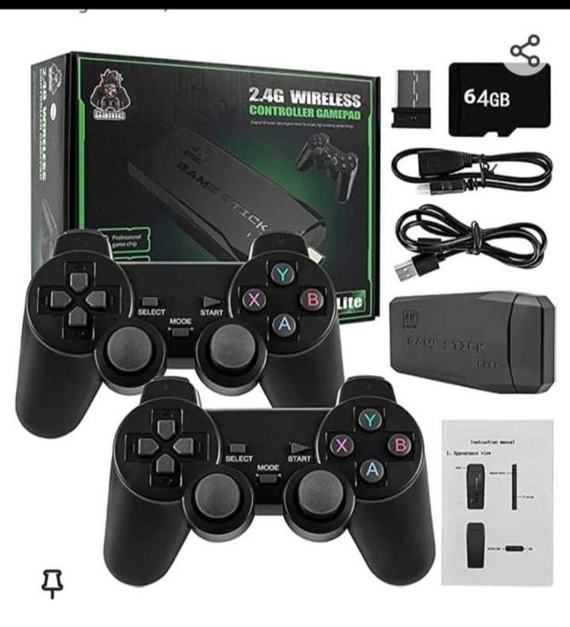 Игрова конзола HDMI 2.4G WIRELESS CONTROLLER GAMEPAD с над 10000 игри