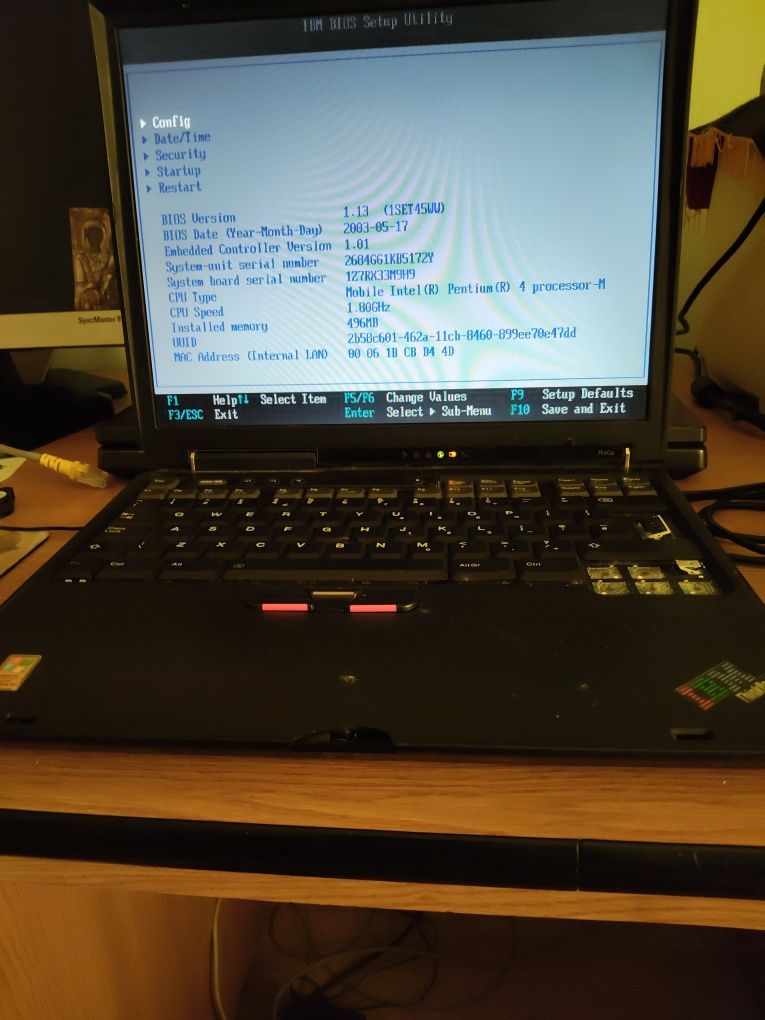 Laptop IBM ThinkPad
