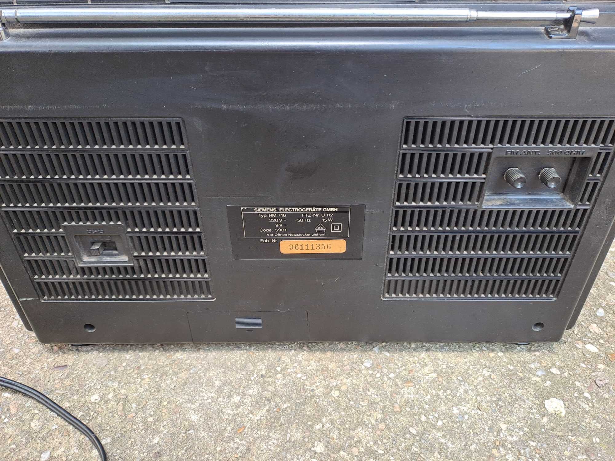 radio casetofon siemens club 716 functional