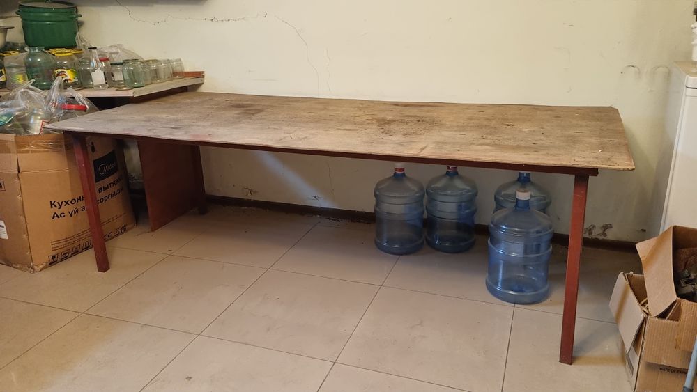 Стол большой из фанеры