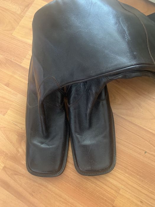 Cizme piele noi 40 pt gamba subtire