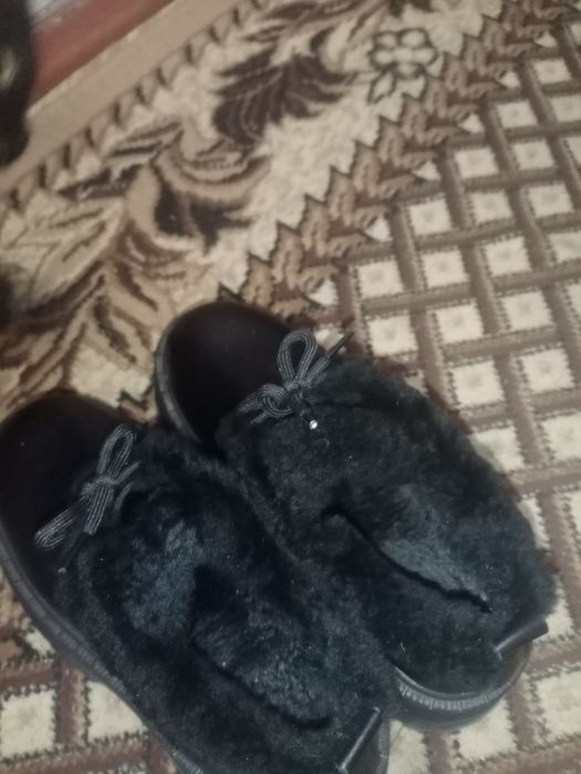 Лоферы на осень с мехом внутри 38 размера