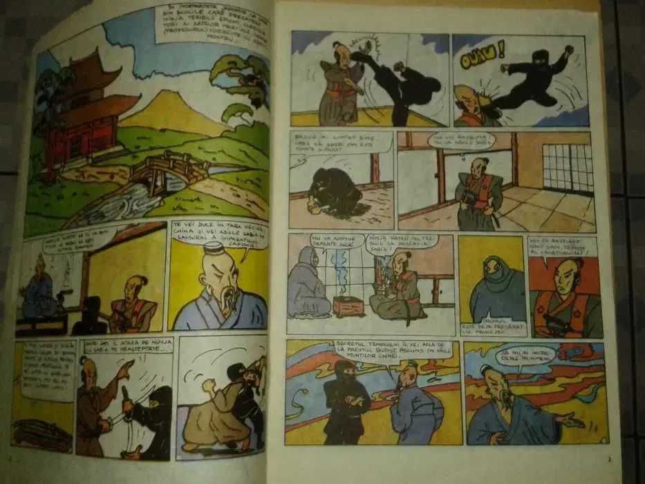 Aventurile unui Ninja revista de benzi desenate romaneasca
