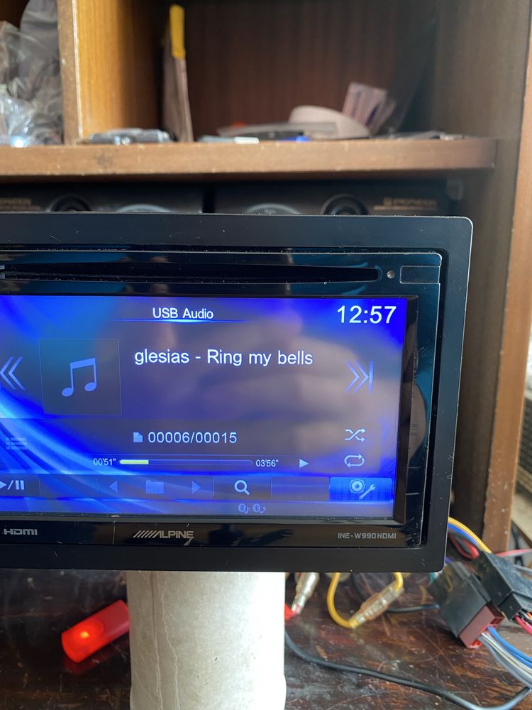ALPINE INE-W990HDMI - ТОП!! - GPS Навигация USB Bluetooth CD сд радио