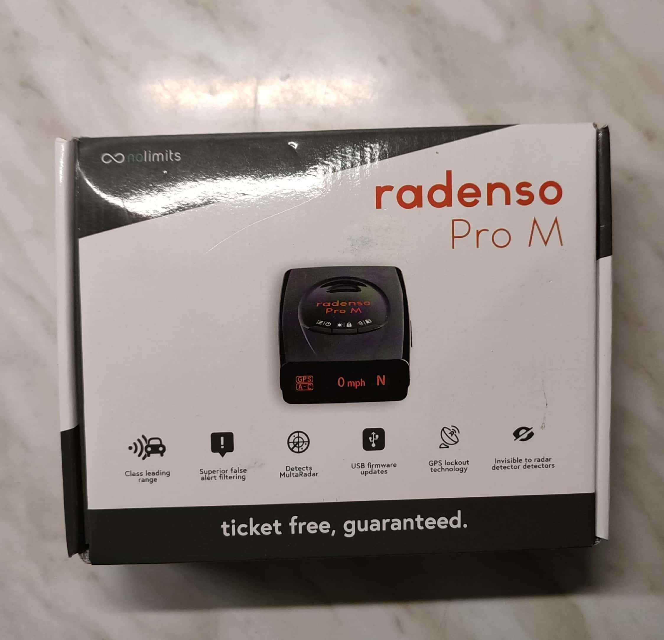 Detector radar Radenso Pro M GPS ecran oled in cutie ca nou