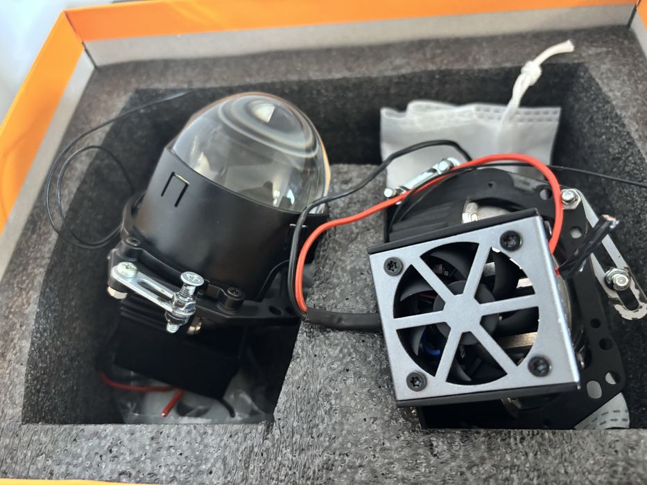 Продам LED би-линзы 2,5” с охлаждением