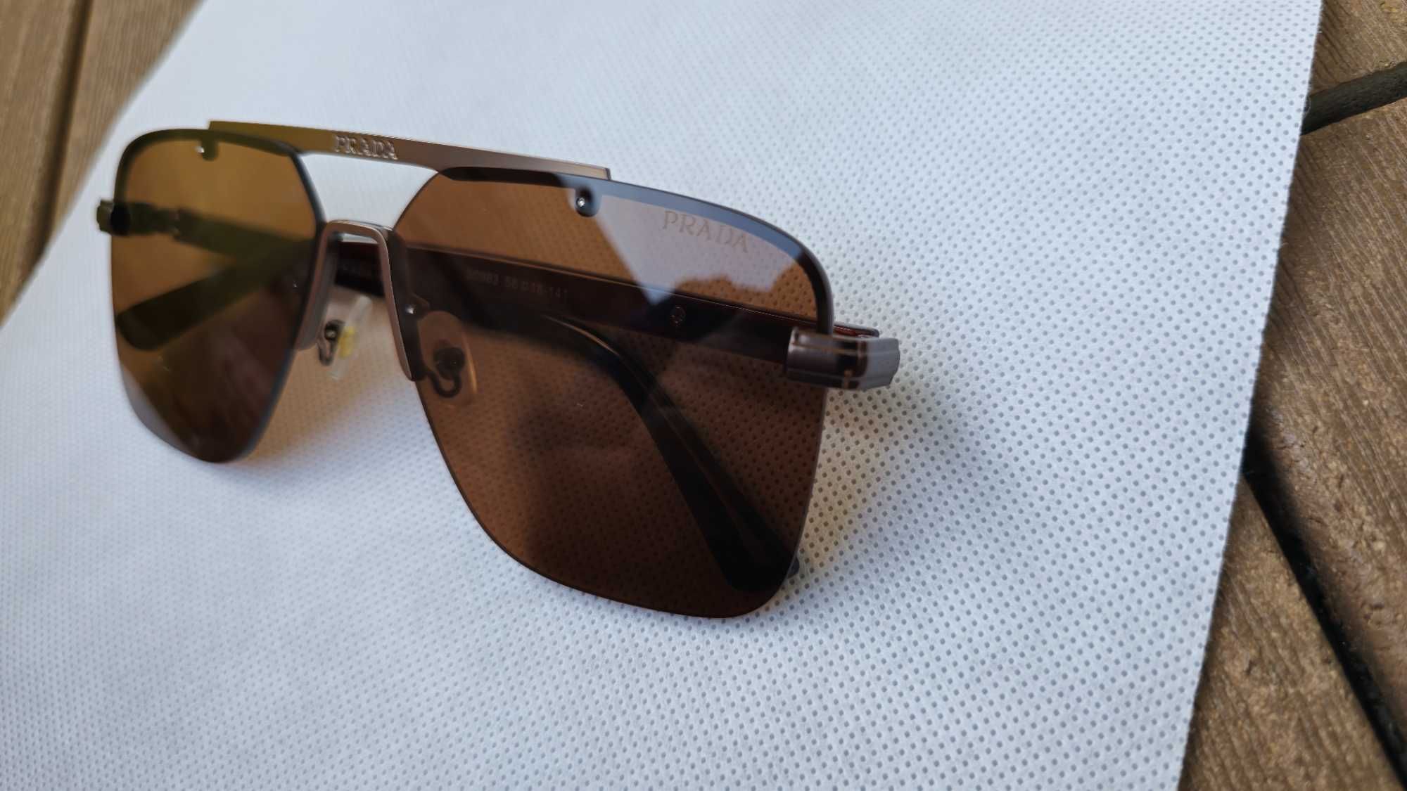 Ochelari de soare Prada maro