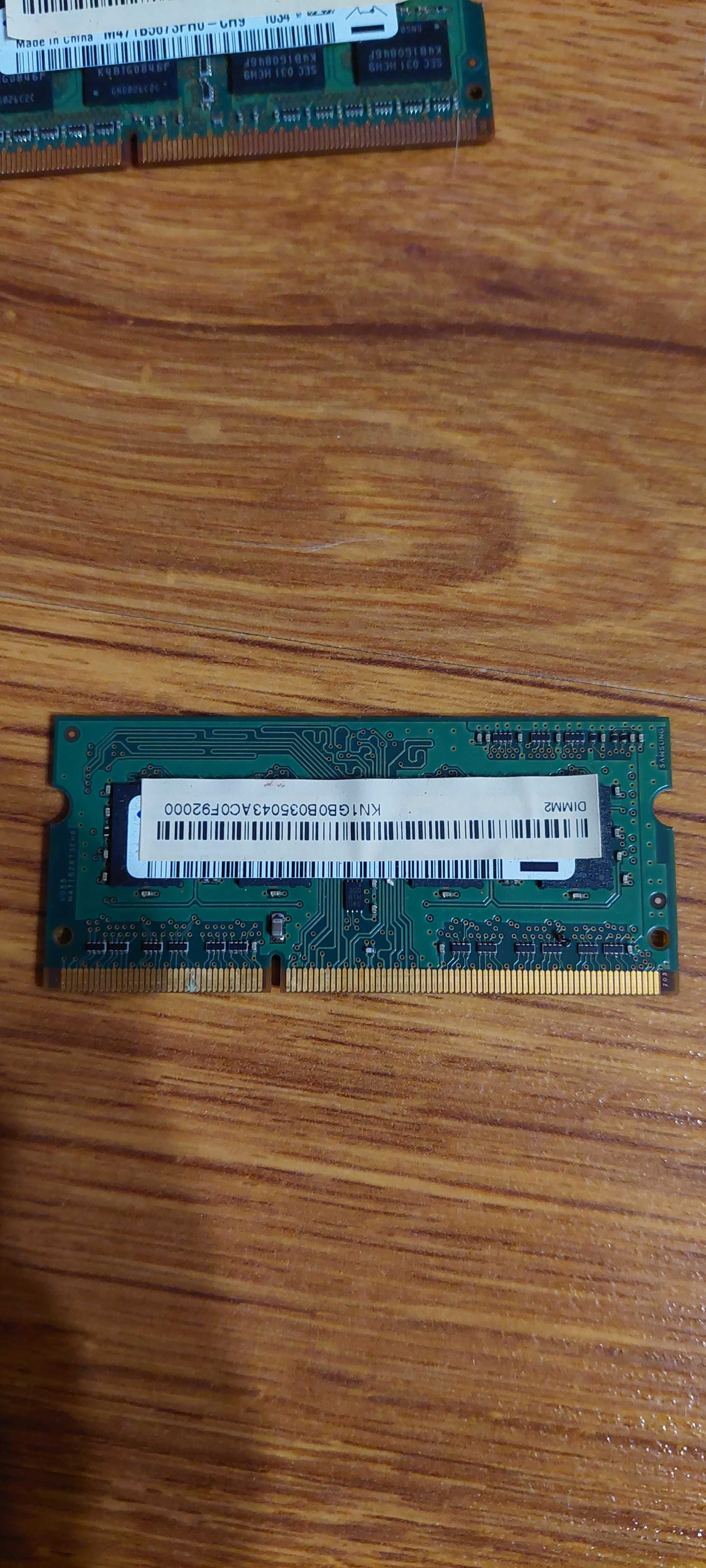 ram 3GB (1x2048MB + 1x1024MB) DDR 3 1066Mhz за лаптоп