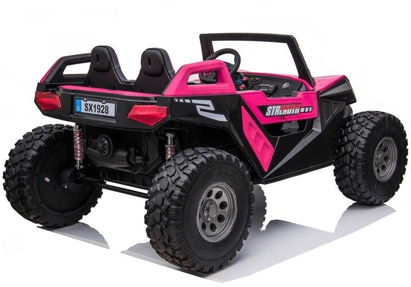 UTV electric cu 4 locuri, Kinderauto XXL Buggy 400W 24V 14Ah Pink