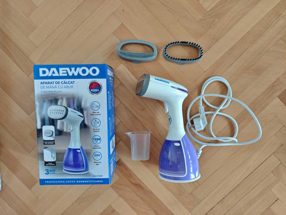 Aparat de calcat vertical cu abur Daewoo DGS1500P, 1500 W, 280 ml