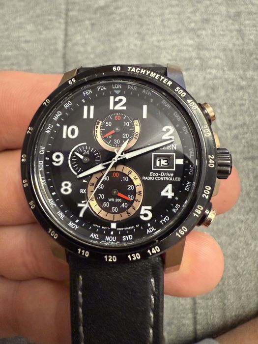 Citizen eco drive radio controled