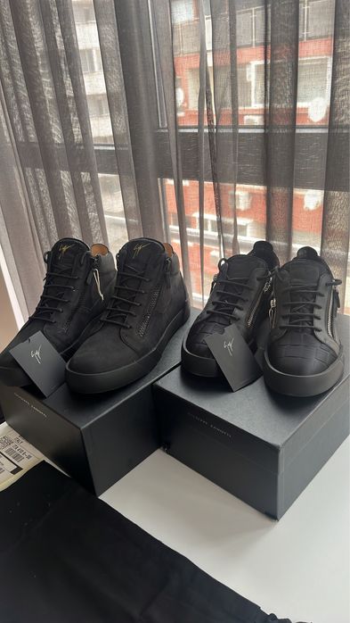 Giuseppe Zanotti Sneakers Black Leather