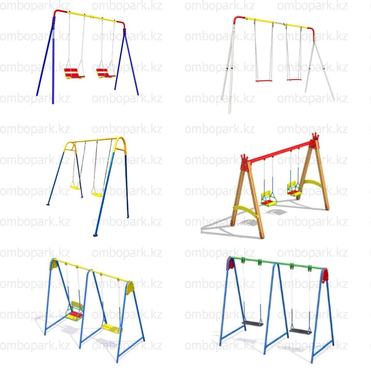 Качели, Карусели, Горки, Песочницы, Качалки на пружине Уличные Детские