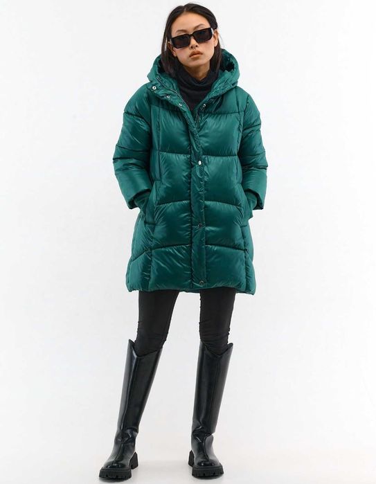 Зелено зимно яке