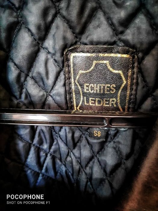 Кожено яке Echtes Leder – естествена кожа, отлично състояние