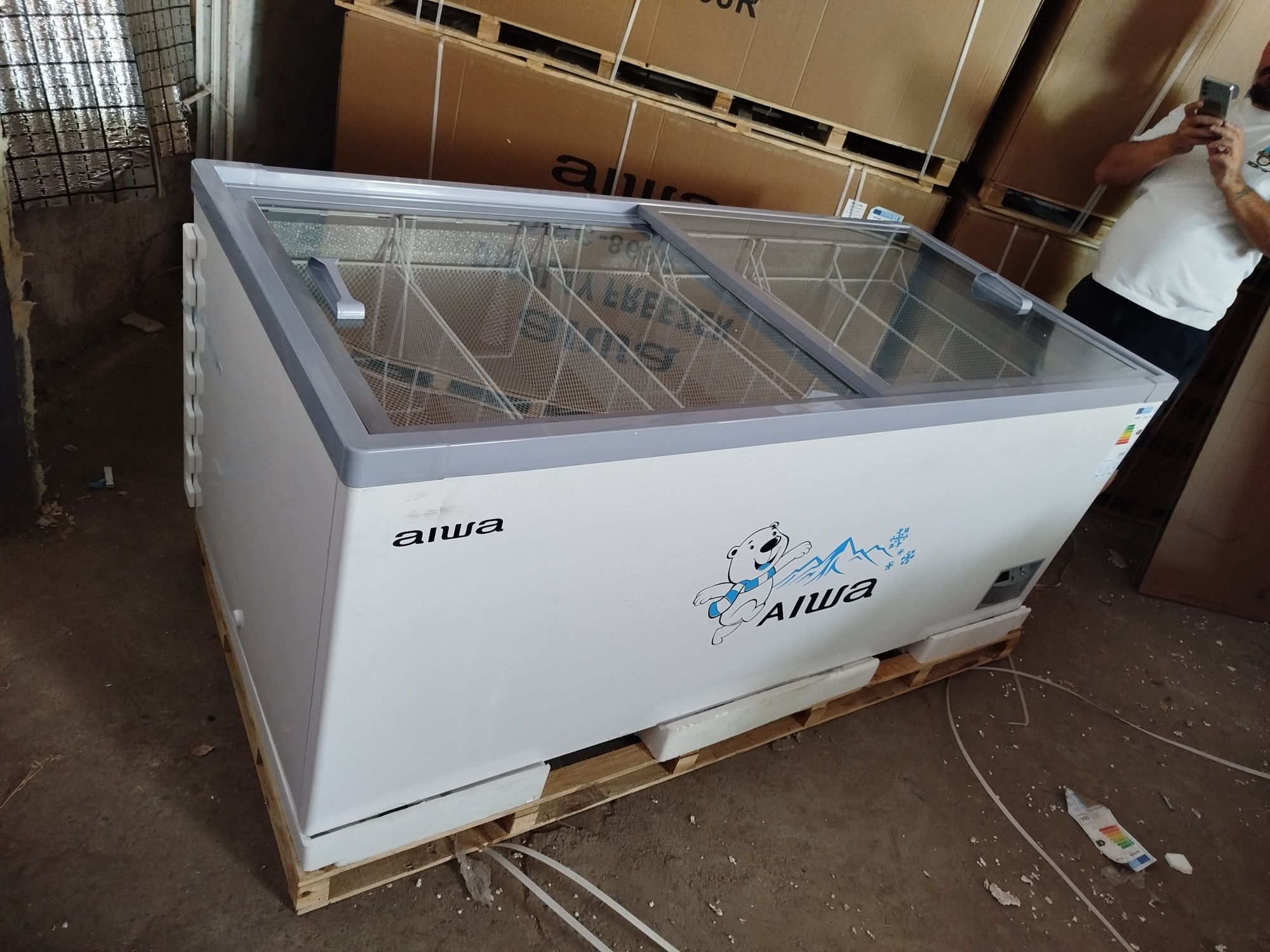Морозильник Aiwa SC/SD-868R 2метр Toshiba компрессор