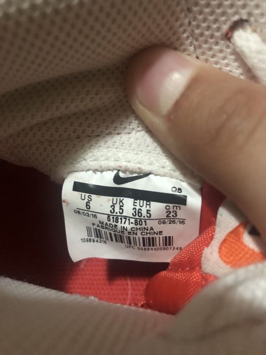 Nike blazers rosii portocli